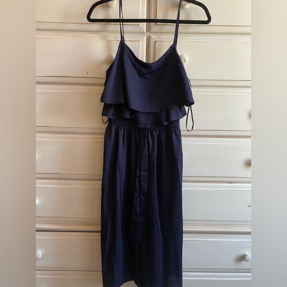 Navy blue jumpsuit